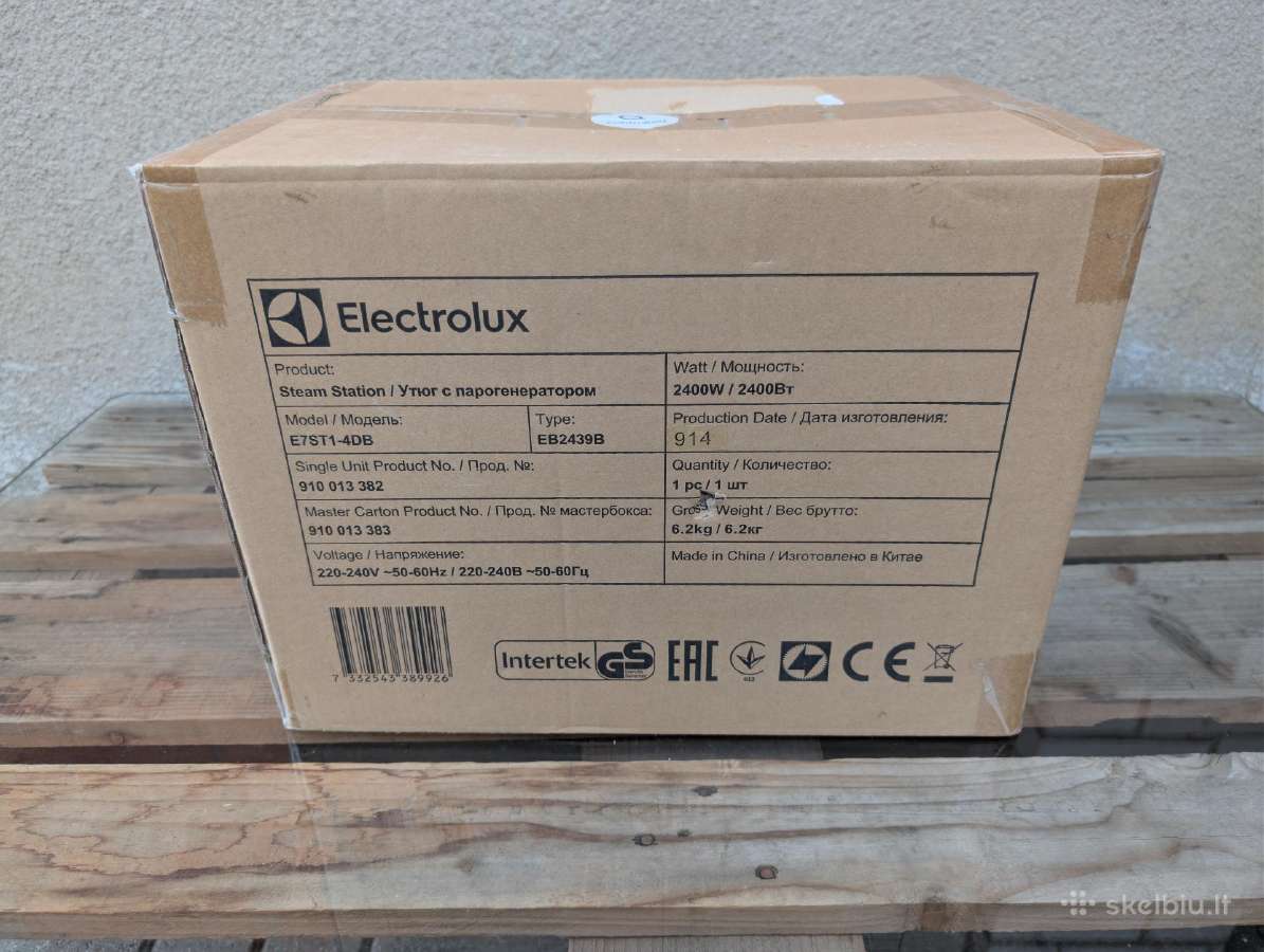 Nauja garų lyginimo sistema Electrolux E7st1-4db - nuotraukos Nr. 6