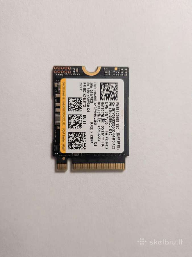 Nvme M.2 256gb