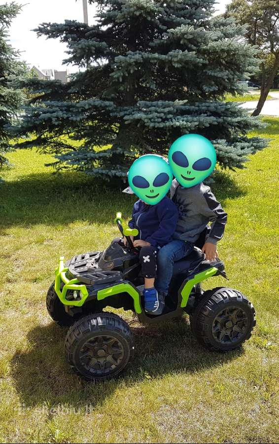 Vaikiškas elektrinis keturratis Quad Atv