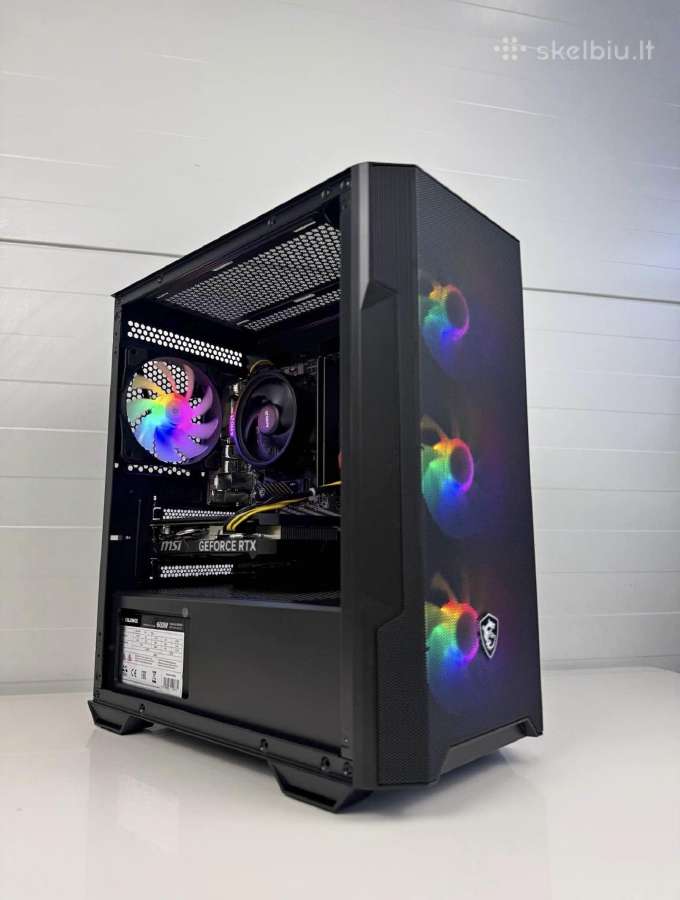 Powerful gaming pc with rtx 4060 and warranty - nuotraukos Nr. 2