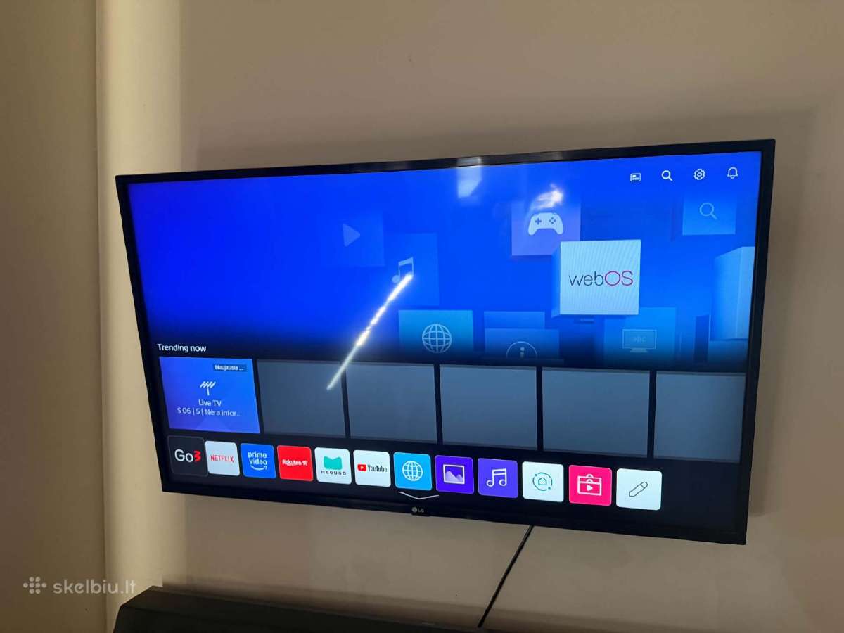 LG 43 colių Full HD Smart televizorius