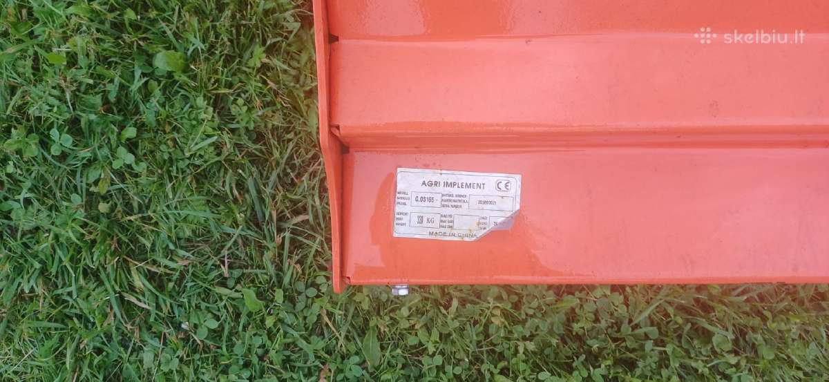 Mulčeris 1,65cm.,skutikas 4m.,purkštuvas800l - nuotraukos Nr. 2