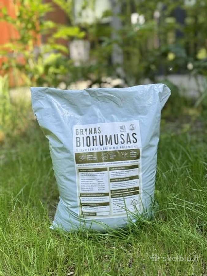 Biohumusas- 100% natūrali trąša