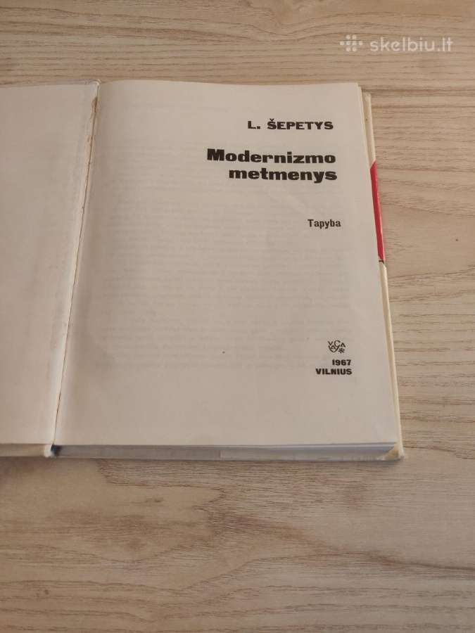 Šepetys L. - Modernizmo metmenys - 1967 - nuotraukos Nr. 2