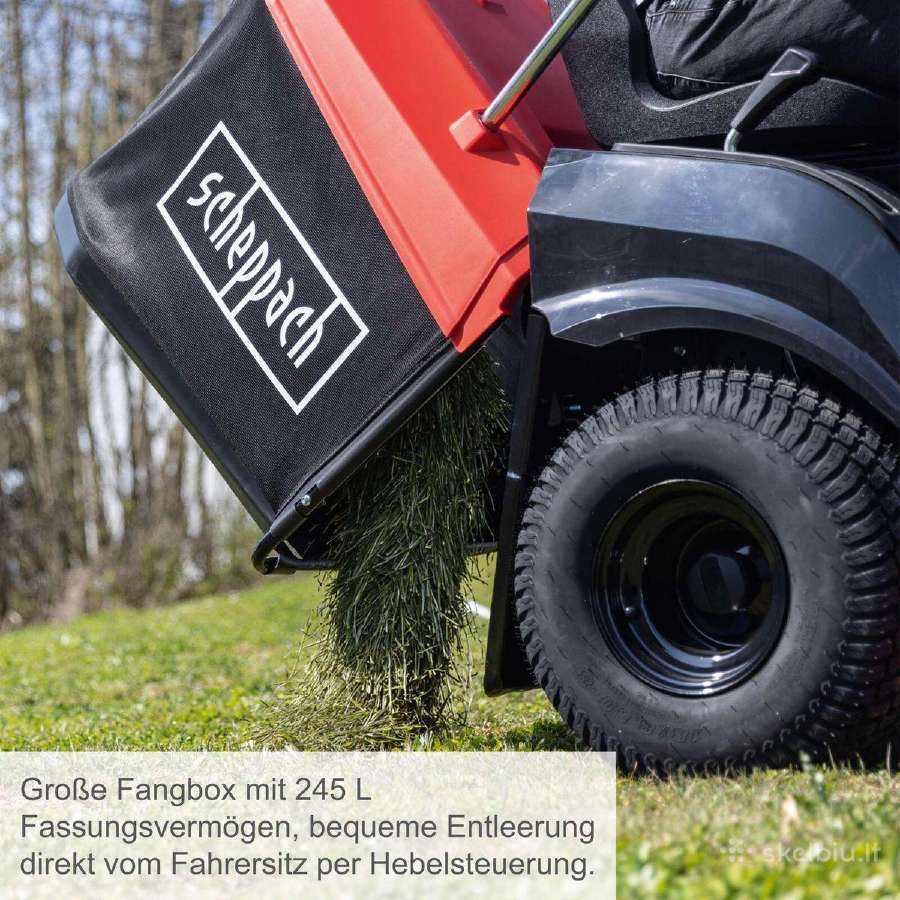 Scheppach Tmr452-98c-rd benzininis traktorius - nuotraukos Nr. 2