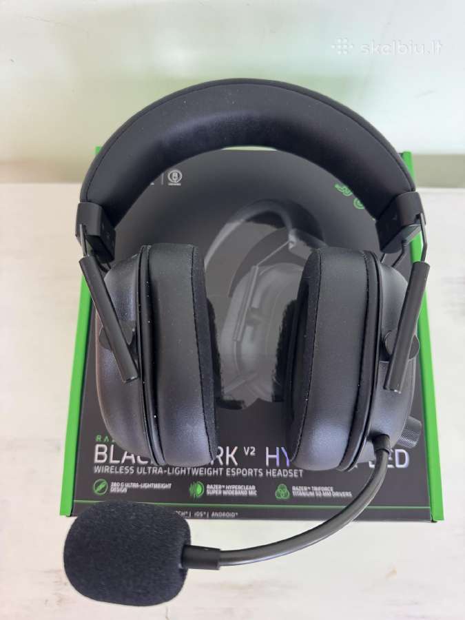 Razer blackshark v2 hyperspeed ausinės - nuotraukos Nr. 2