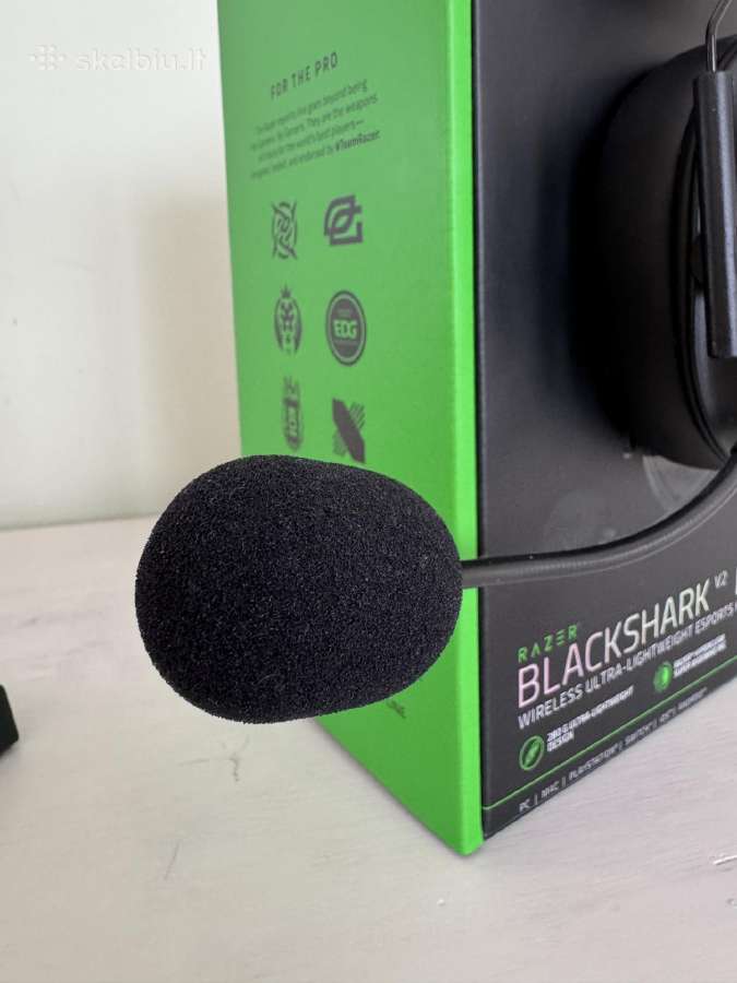 Razer blackshark v2 hyperspeed ausinės - nuotraukos Nr. 3