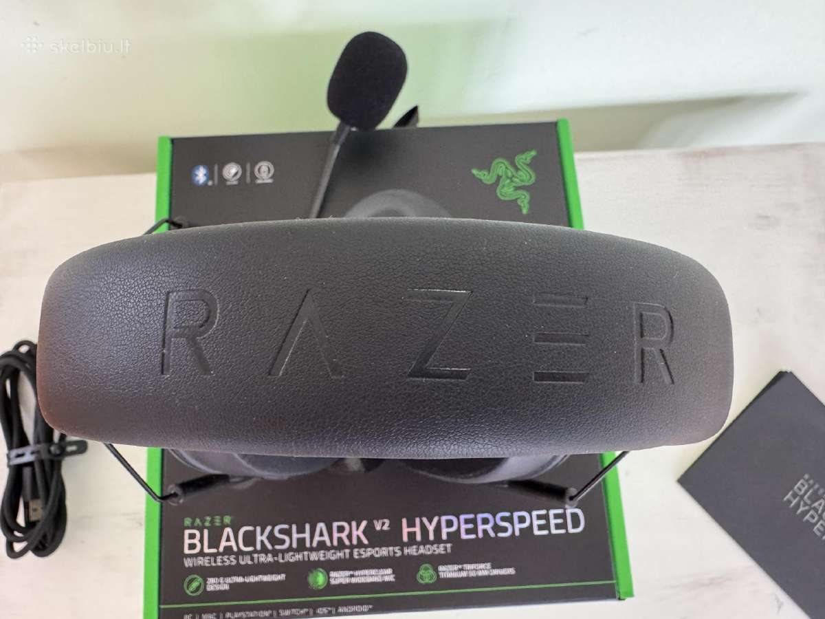 Razer blackshark v2 hyperspeed ausinės - nuotraukos Nr. 6