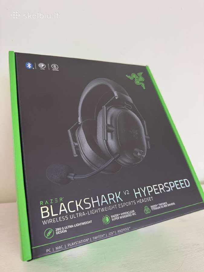 Razer blackshark v2 hyperspeed ausinės - nuotraukos Nr. 8