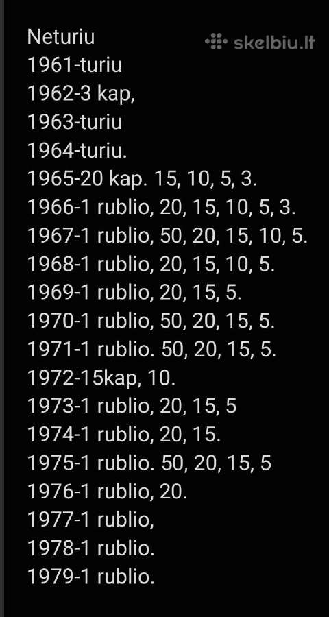 Perkame CcCCCP 1921 ir 1991 m.kolekcijai gero stov - nuotraukos Nr. 3