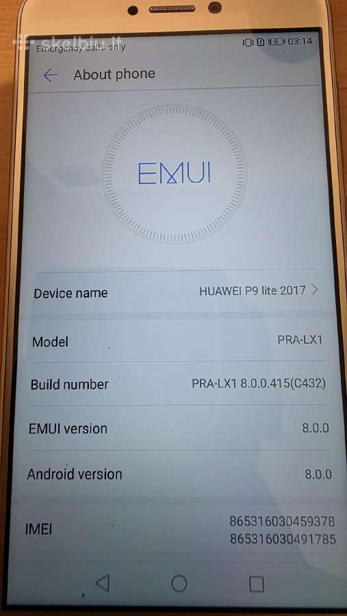 Telefonas Huawei P9 lite - nuotraukos Nr. 2