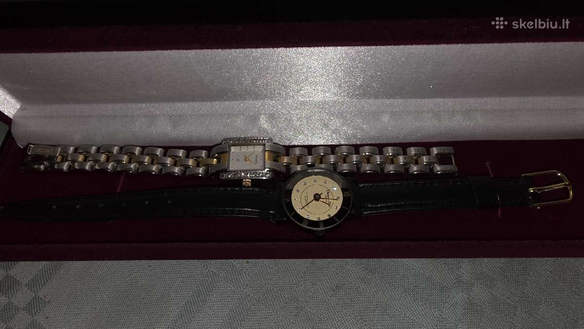 Laikrodžiai fossil f2 ir Christian Dior