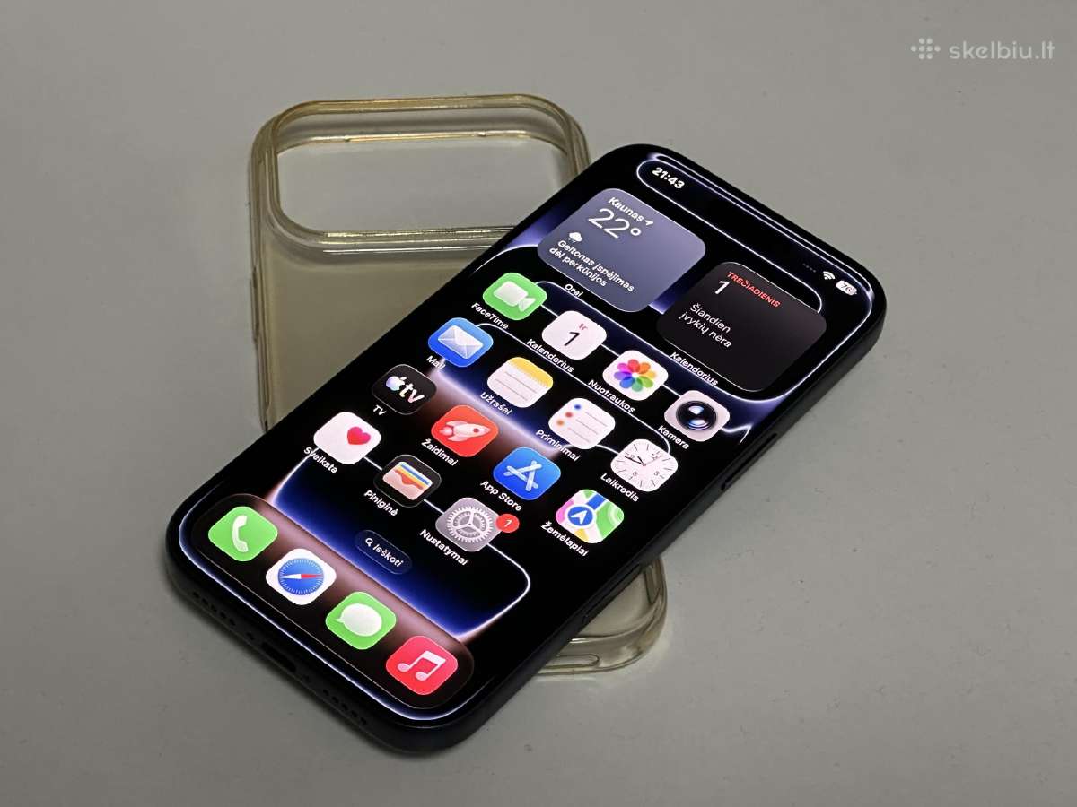 Parduodu iPhone 17 Pro Deep Blue 256gb