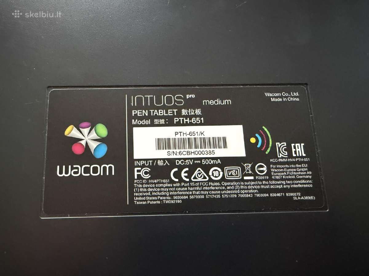 Grafinė plančetė Wacom Pro Medium - nuotraukos Nr. 2
