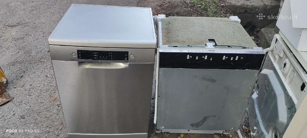 Siemens bosch60cm imontuojamos Laisvai Pastatoma B