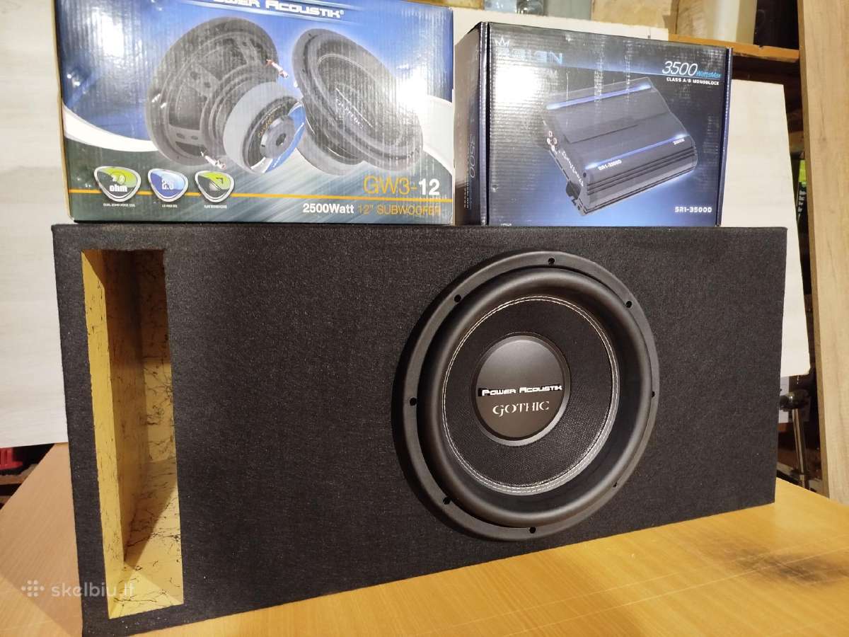 Naujas žemadažnio komplektas 1200rms