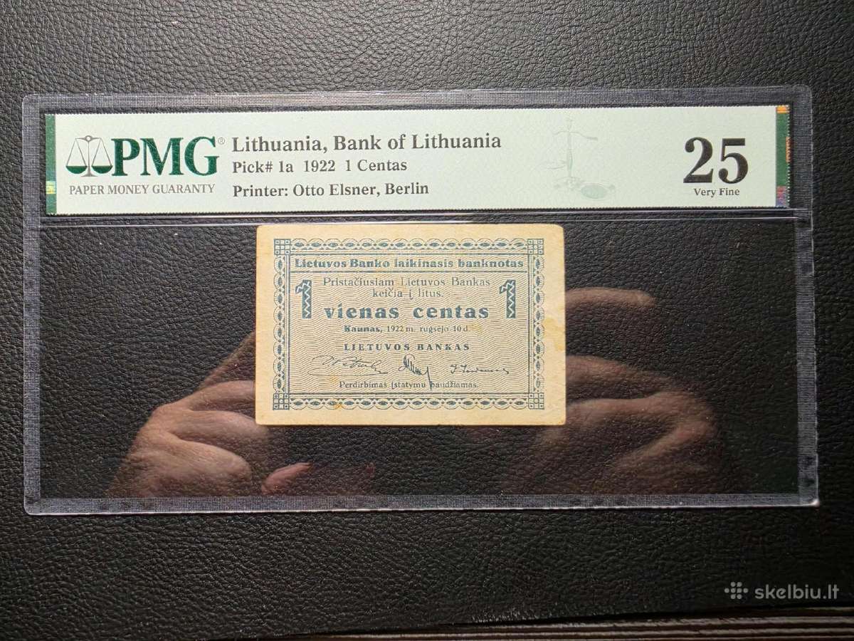 1922m. 1 laikinasis centas