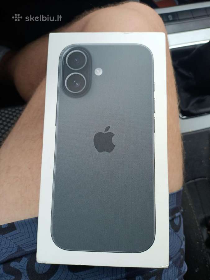 Apple iPhone 17 Mg6j4hx/a, 256 GB, juoda sp.