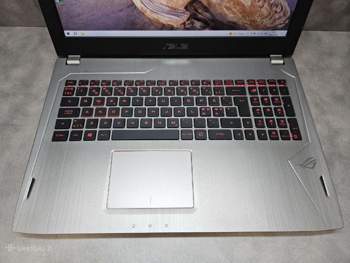 Asus Rog/15.6"/i7-7700hq/16r/512ssd/gtx 1070 8 GB - nuotraukos Nr. 2