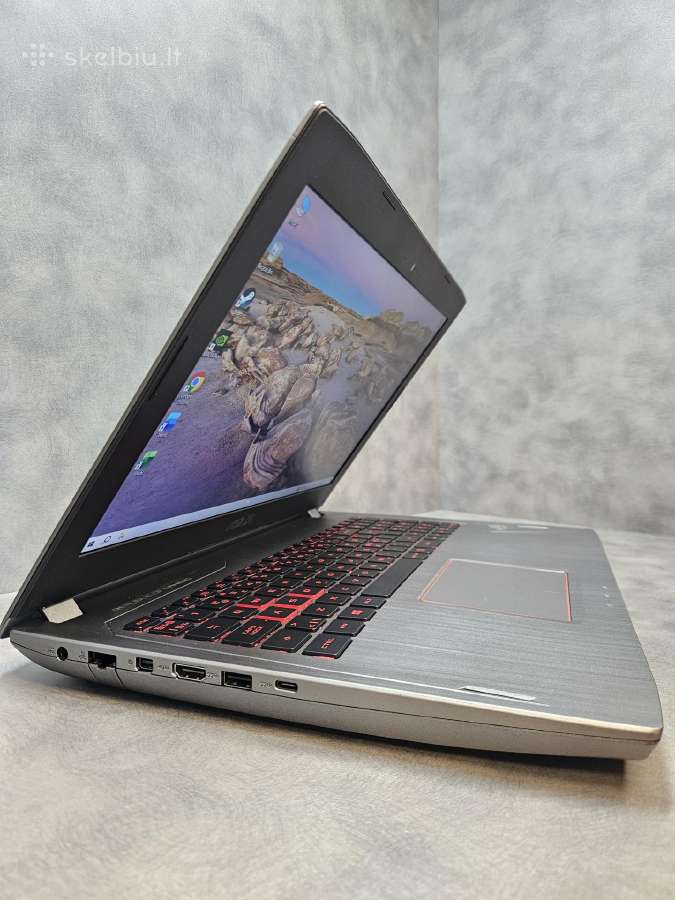 Asus Rog/15.6"/i7-7700hq/16r/512ssd/gtx 1070 8 GB - nuotraukos Nr. 5
