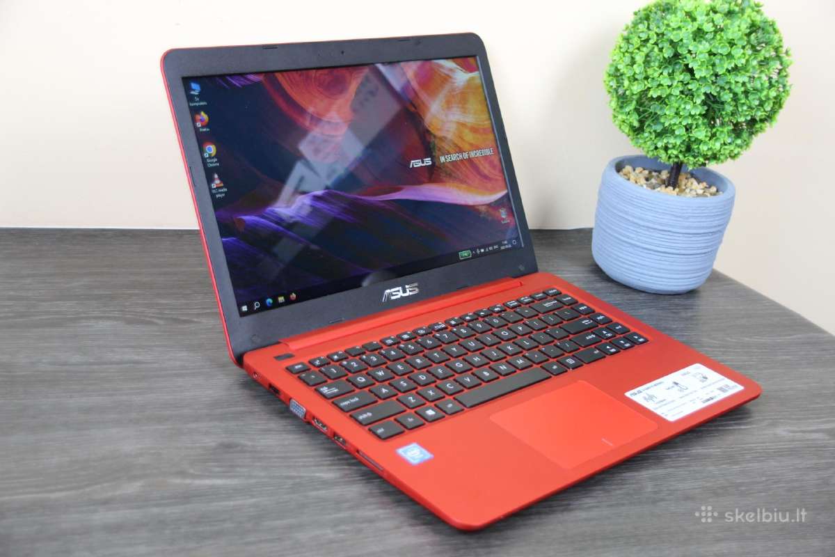 Raudonas Asus E402s 250 GB SSD geras akum. - nuotraukos Nr. 5