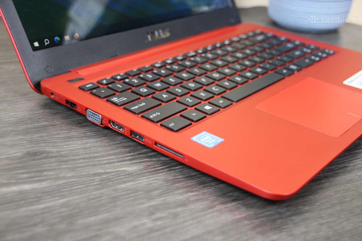 Raudonas Asus E402s 250 GB SSD geras akum. - nuotraukos Nr. 6