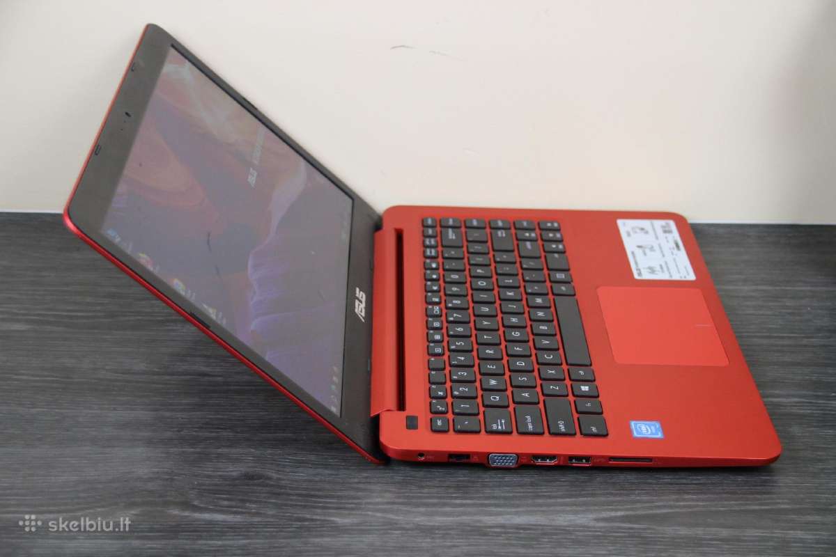 Raudonas Asus E402s 250 GB SSD geras akum. - nuotraukos Nr. 9