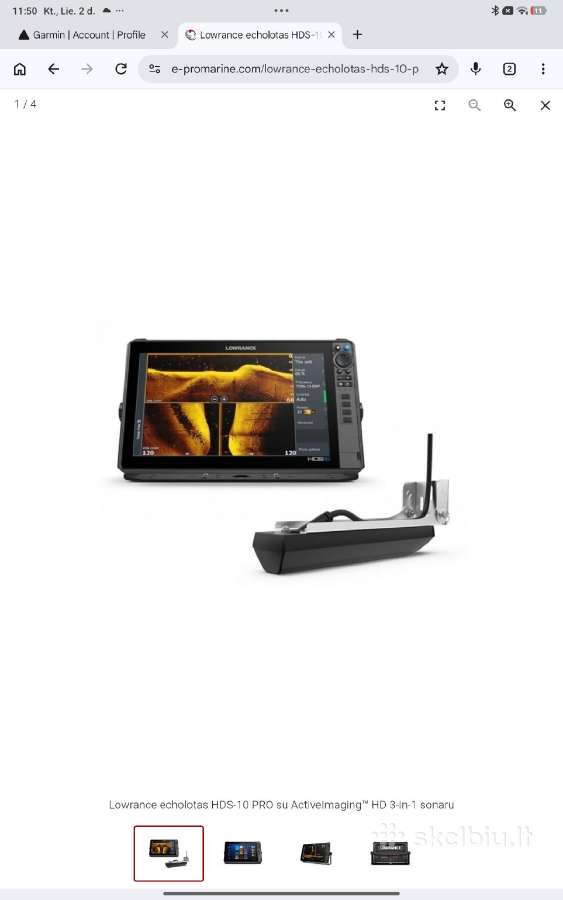 Ieškau lowrance 9, 10 hds pro
