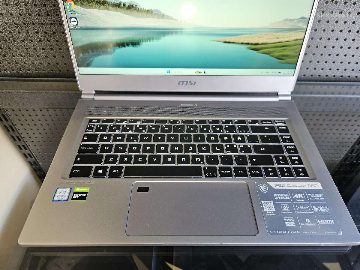 Msi/15.6"/i7-9750h/16ram/1tb SSD/gtx 1660 Ti Max-q - nuotraukos Nr. 2