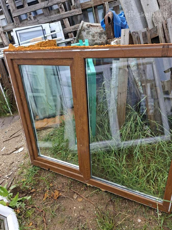 Naudoti plastikiniai langai auksinio ąžuolo sp. - nuotraukos Nr. 2