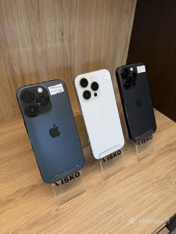 Apple iPhone 14 Pro 128gb ir 512gb baterija 100%