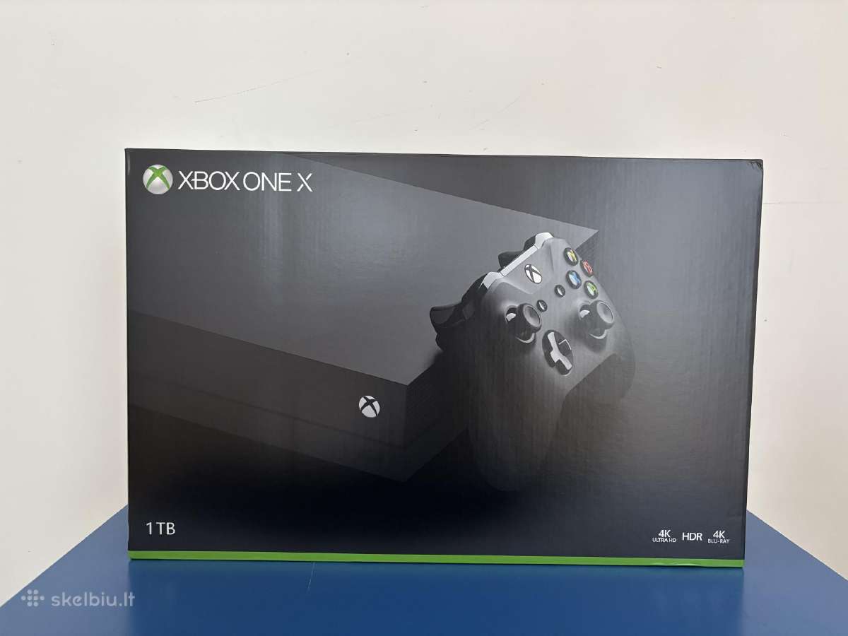 Puikios būklės Xbox One X 1tb