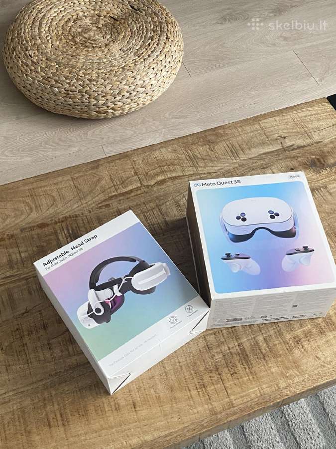 Puikus Metaquest 3s 256gb su papildomu diržu.