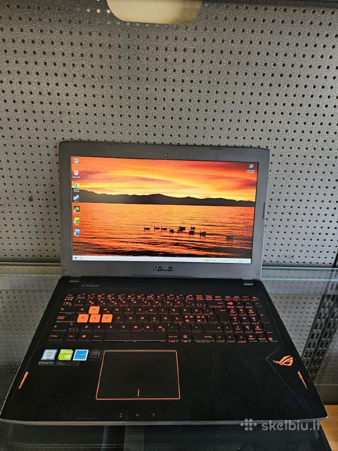 Asus/15.6"fhd/i7-6/16ram/512ssd+500hdd/gtx1070 8gb