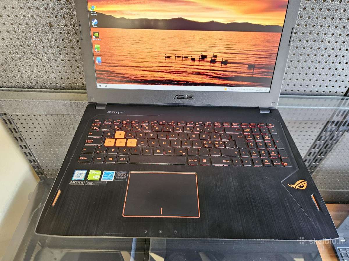 Asus/15.6"fhd/i7-6/16ram/512ssd+500hdd/gtx1070 8gb - nuotraukos Nr. 2