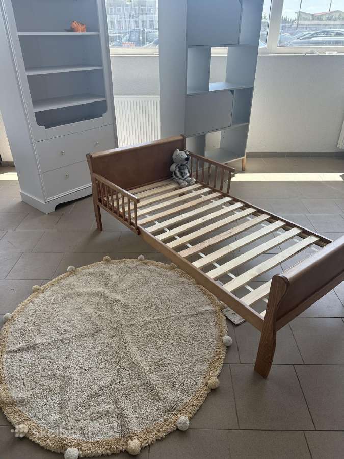 Ruda viengulė vaikiška lova 160x80 cm - nuotraukos Nr. 2