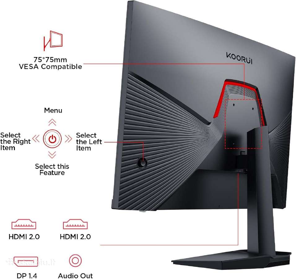 Naujas 25" 200hz, 1 Ms, Fhd 1080p Gar. 24 mėn. - nuotraukos Nr. 3