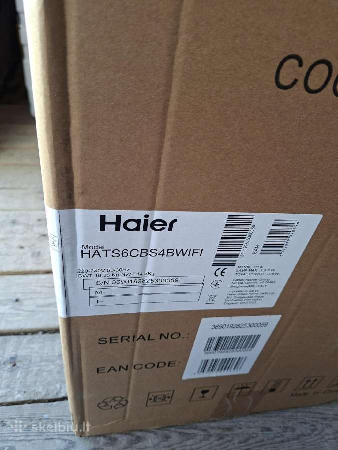Visiškai naujas Gartraukis Haier Hats6cbs4bwifi - nuotraukos Nr. 3