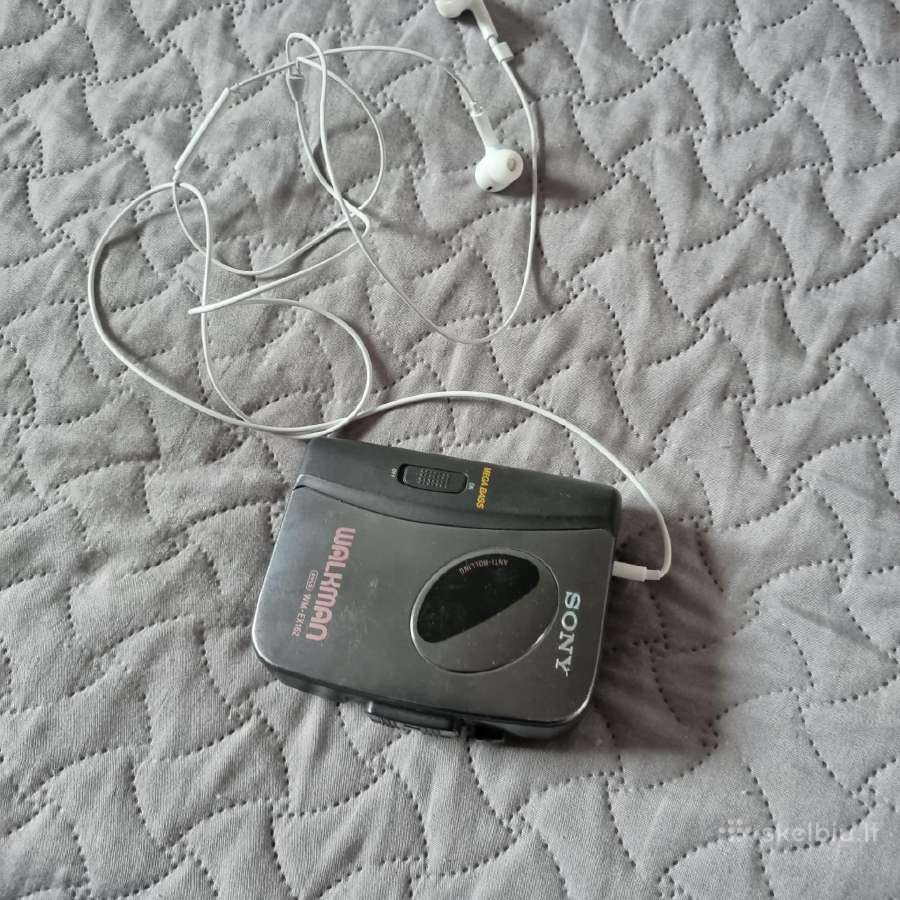 Sony Walkman Wm-ex162 kartu su ausinėmis