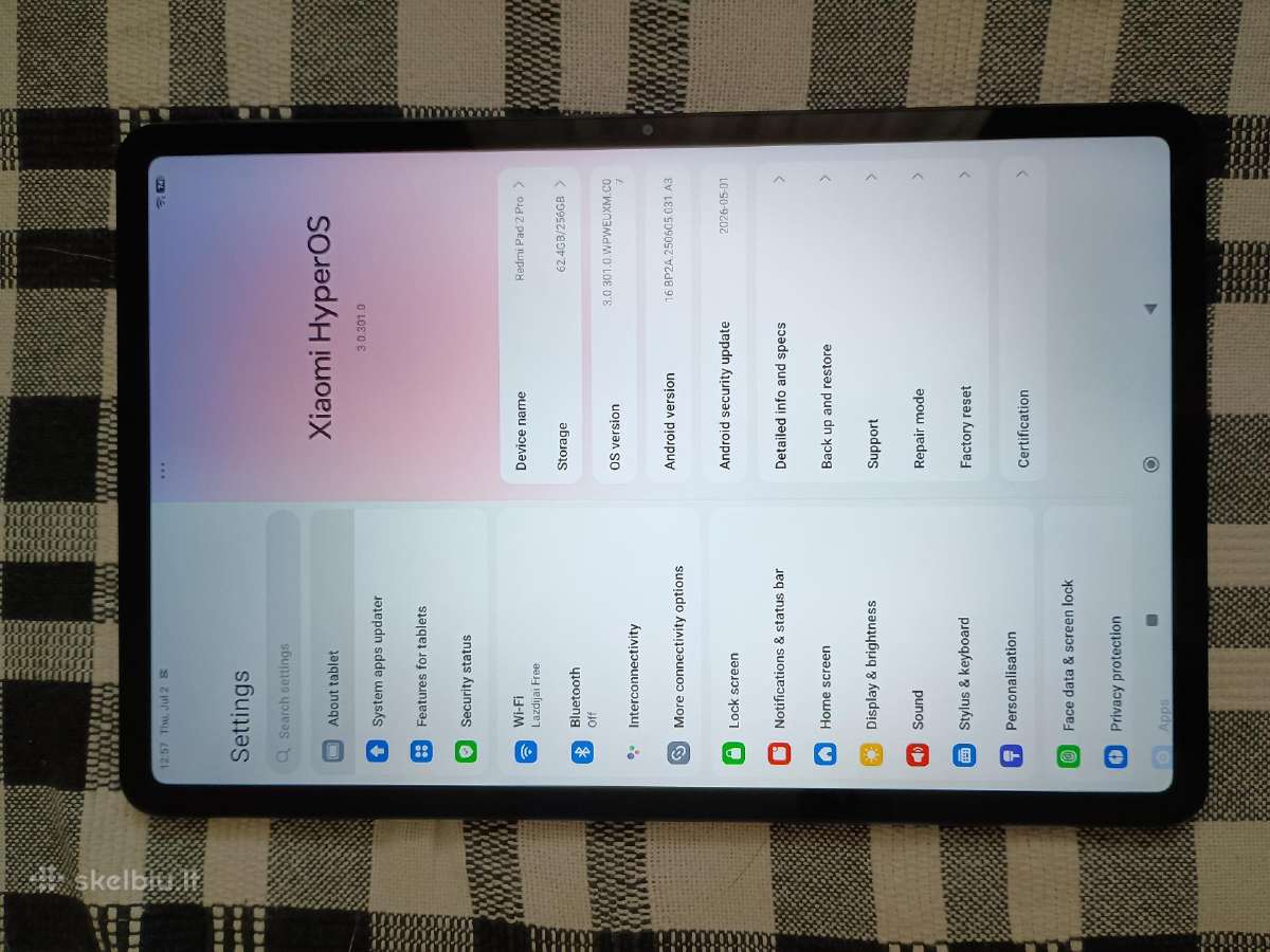 Redmi Pad 2 Pro 8gb RAM / 256gb - nuotraukos Nr. 4