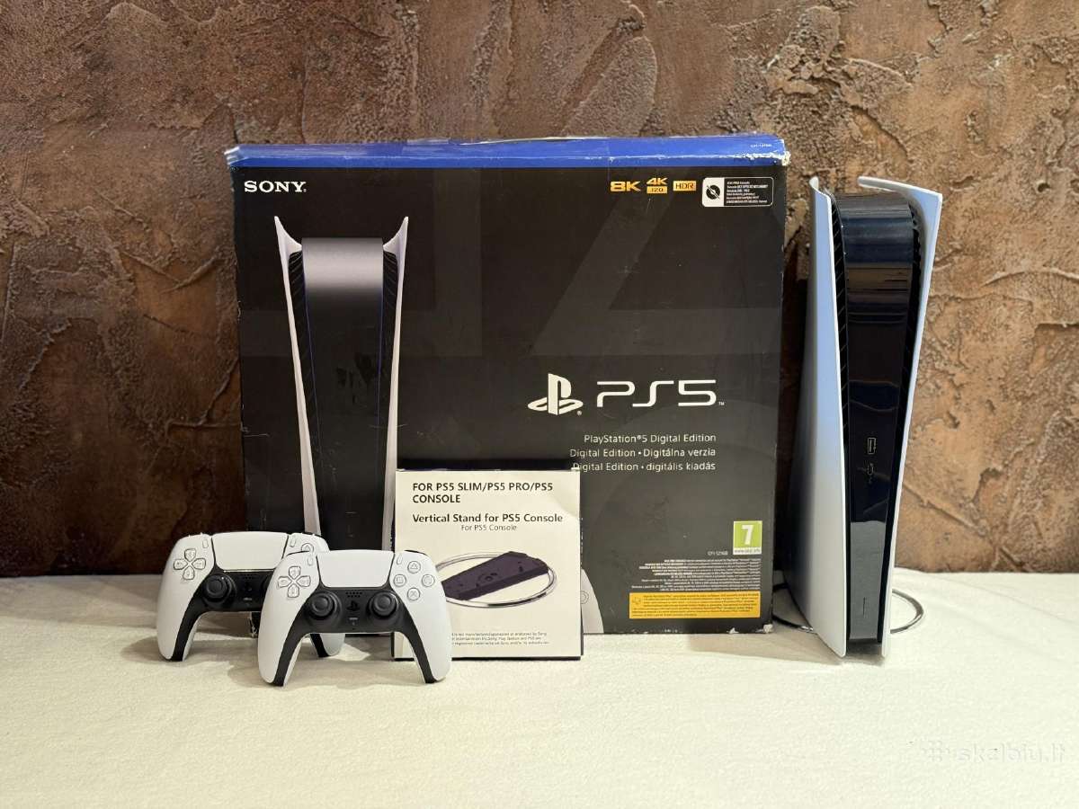Sony Playstation 5 Digital 825gb - 2 Pulteliai