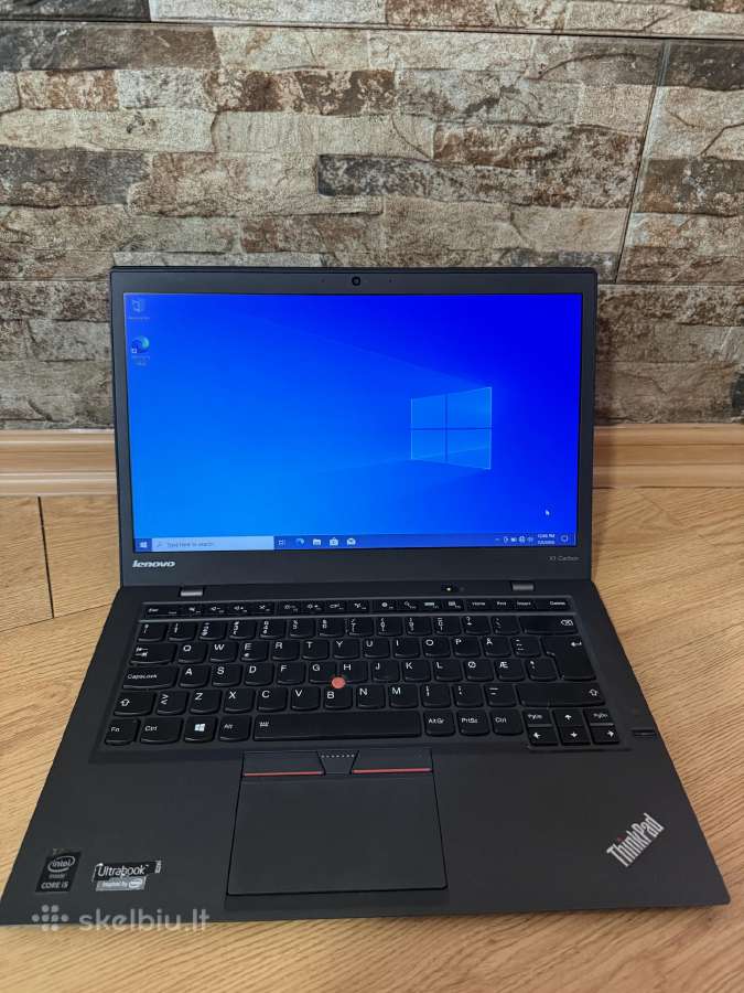 Lenovo Thinkpad X1 Carbon kartu su pakrovėju