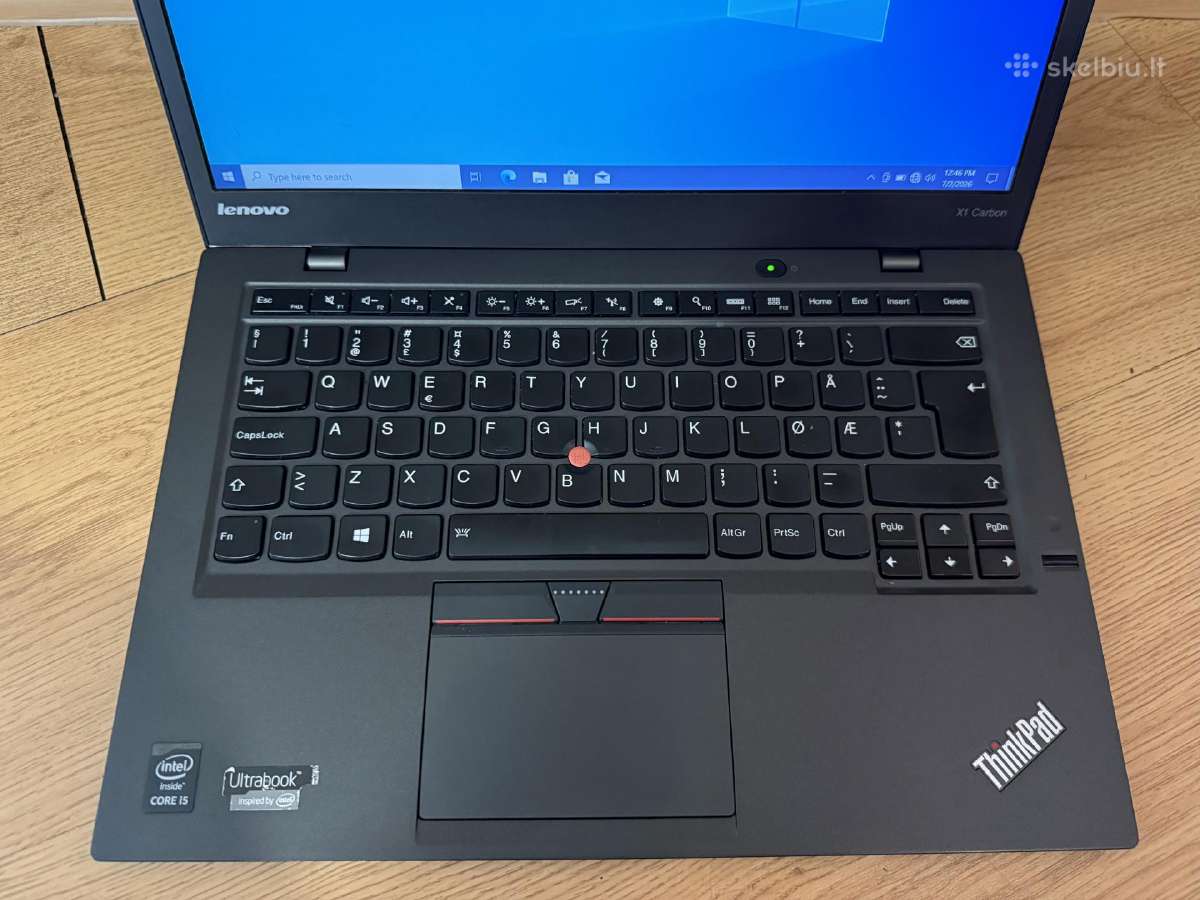 Lenovo Thinkpad X1 Carbon kartu su pakrovėju - nuotraukos Nr. 2