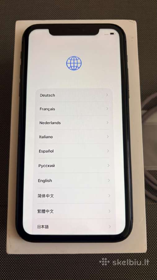 Iphone11 64gb juodas