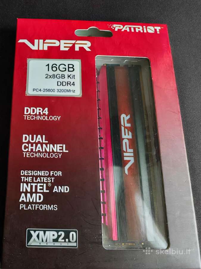 Patriot Viper Ddr 4 16gb 3200mhz