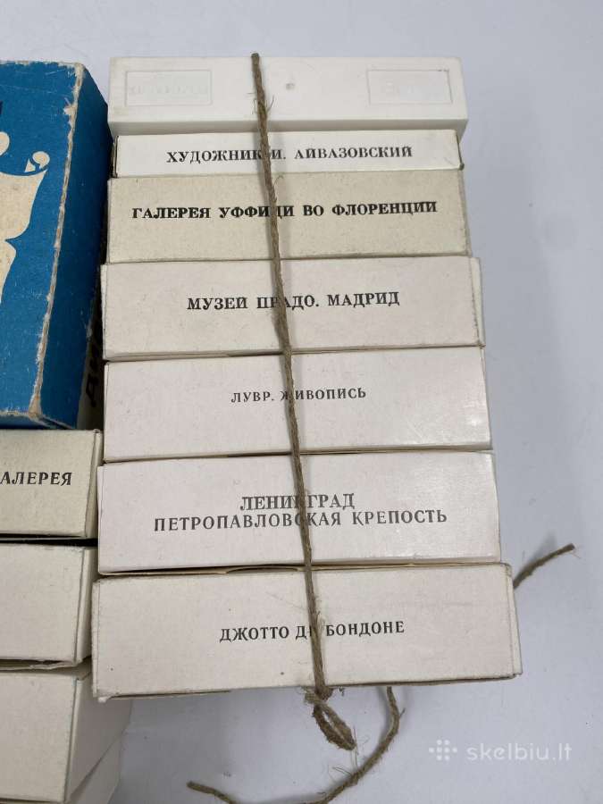 Vintažinis diaskopas su skaidrėmis - nuotraukos Nr. 2