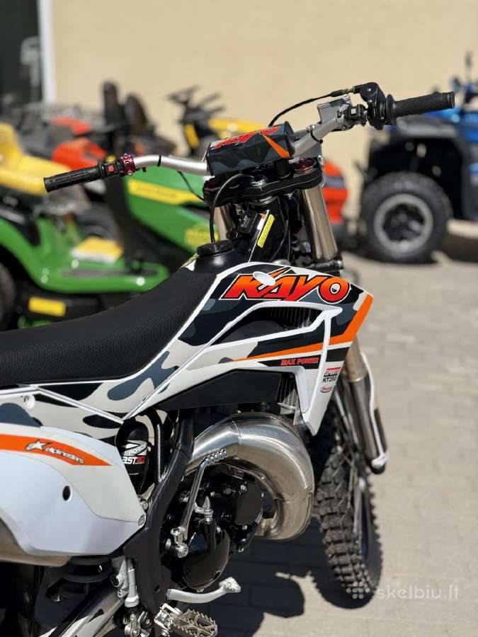 Kayo Kt250, 2taktų krosinis motociklas - nuotraukos Nr. 10