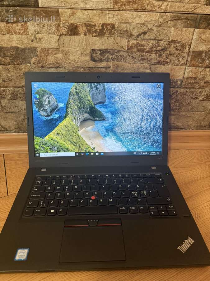 Lenovo Thinkpad L470 kartu su pakrovėju