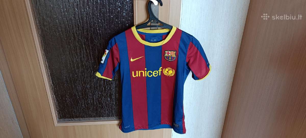 Nike Barcelona Messi futbolo marškinėliai 10-12 m.