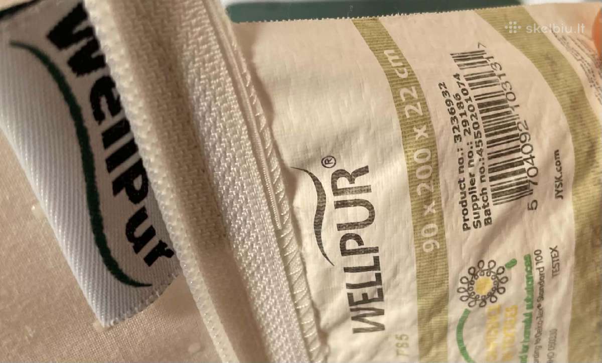 Parduodu naudota Jysk Wellpur čiužinį - nuotraukos Nr. 3